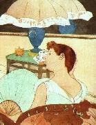 The Lamp Mary Cassatt